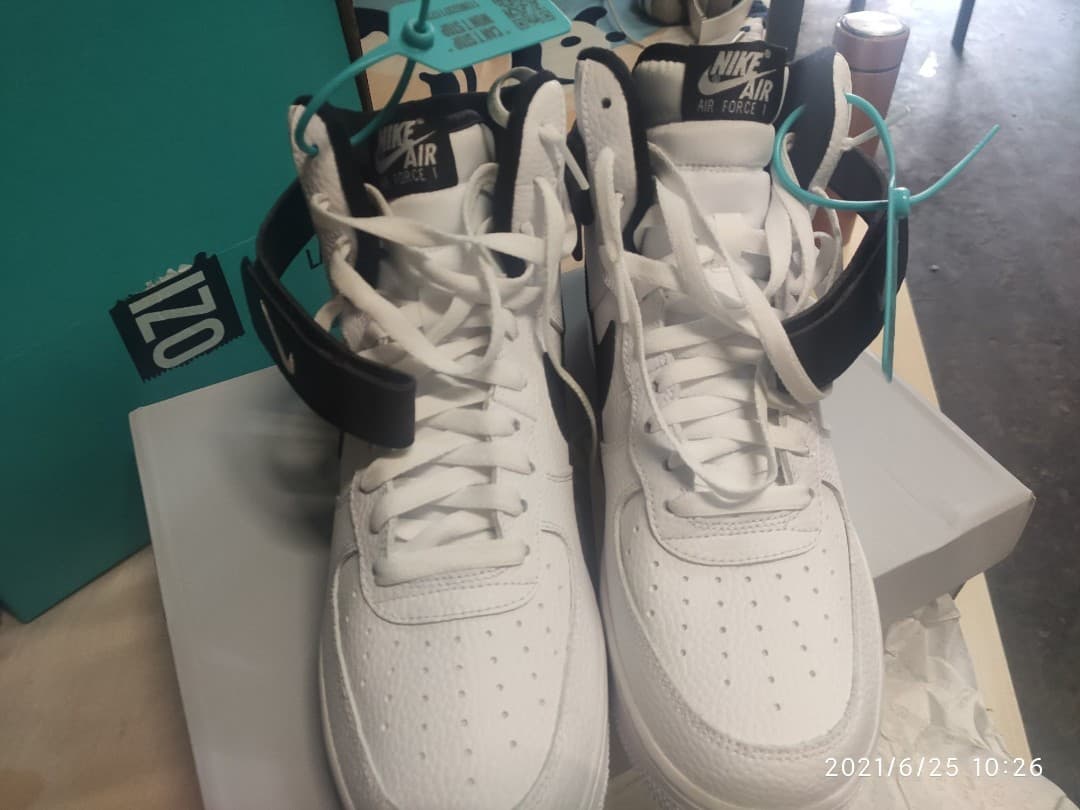 Nike Air Force 1 '07 High White Black - фото покупателя Станислав