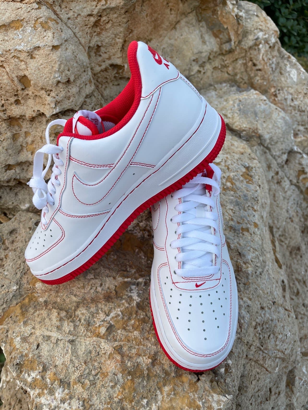 Nike Air Force 1 Low 07 White University Red - photo of buyer Дмитрий