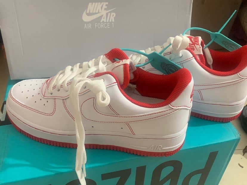 Nike Air Force 1 Low 07 White University Red - photo of buyer Руслан