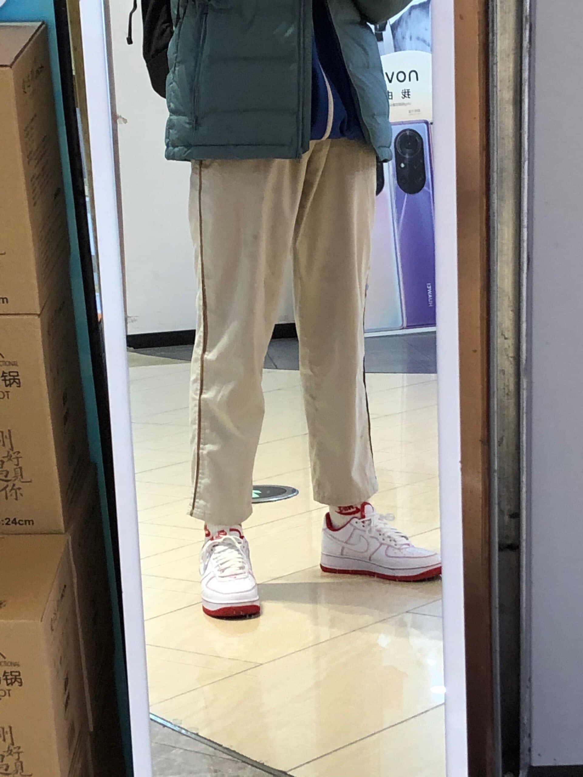 Nike Air Force 1 Low 07 White University Red - photo of buyer Надя