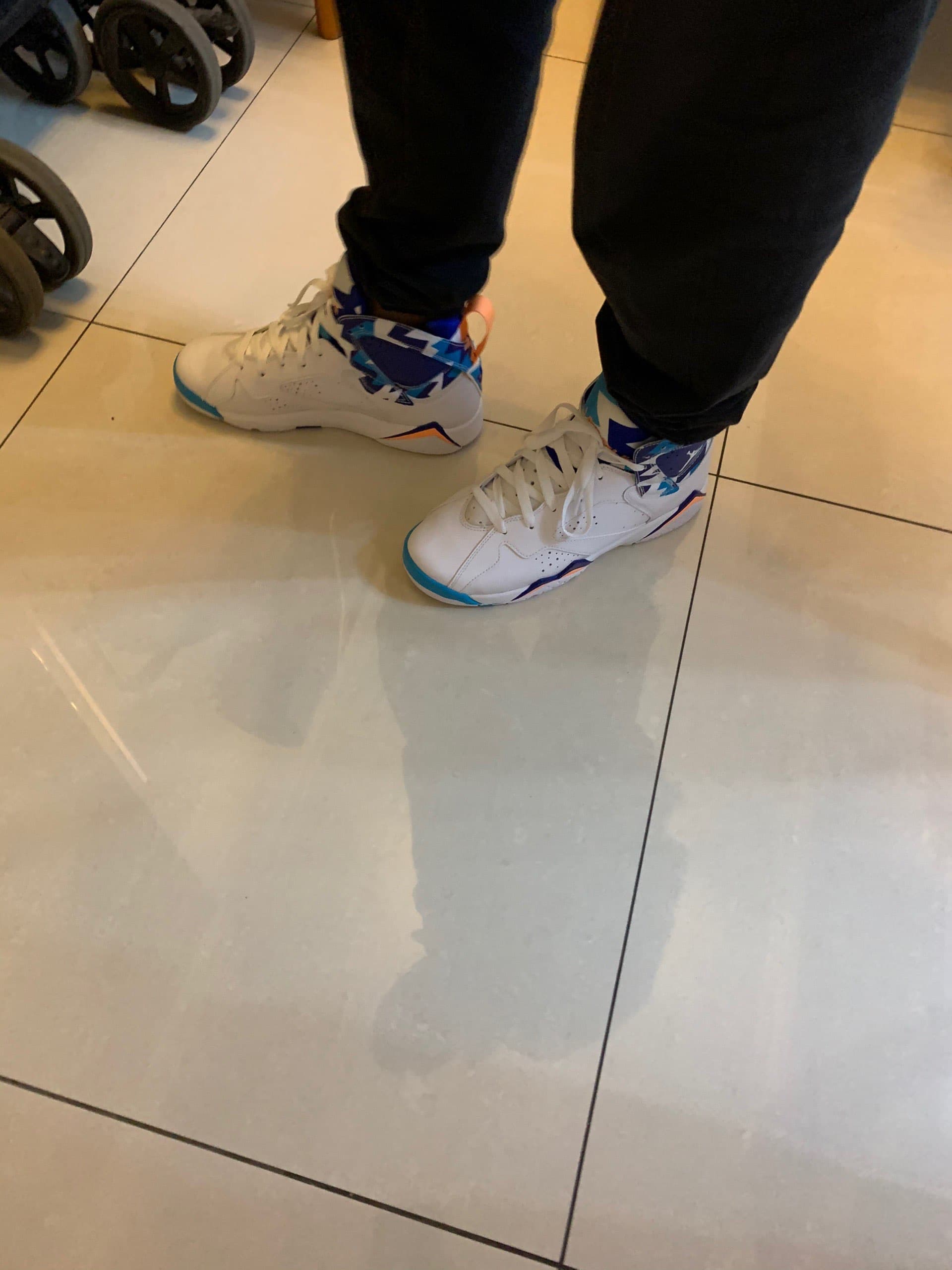 Jordan Air Jordan 7 Chlorine Blue - фото покупателя Лера