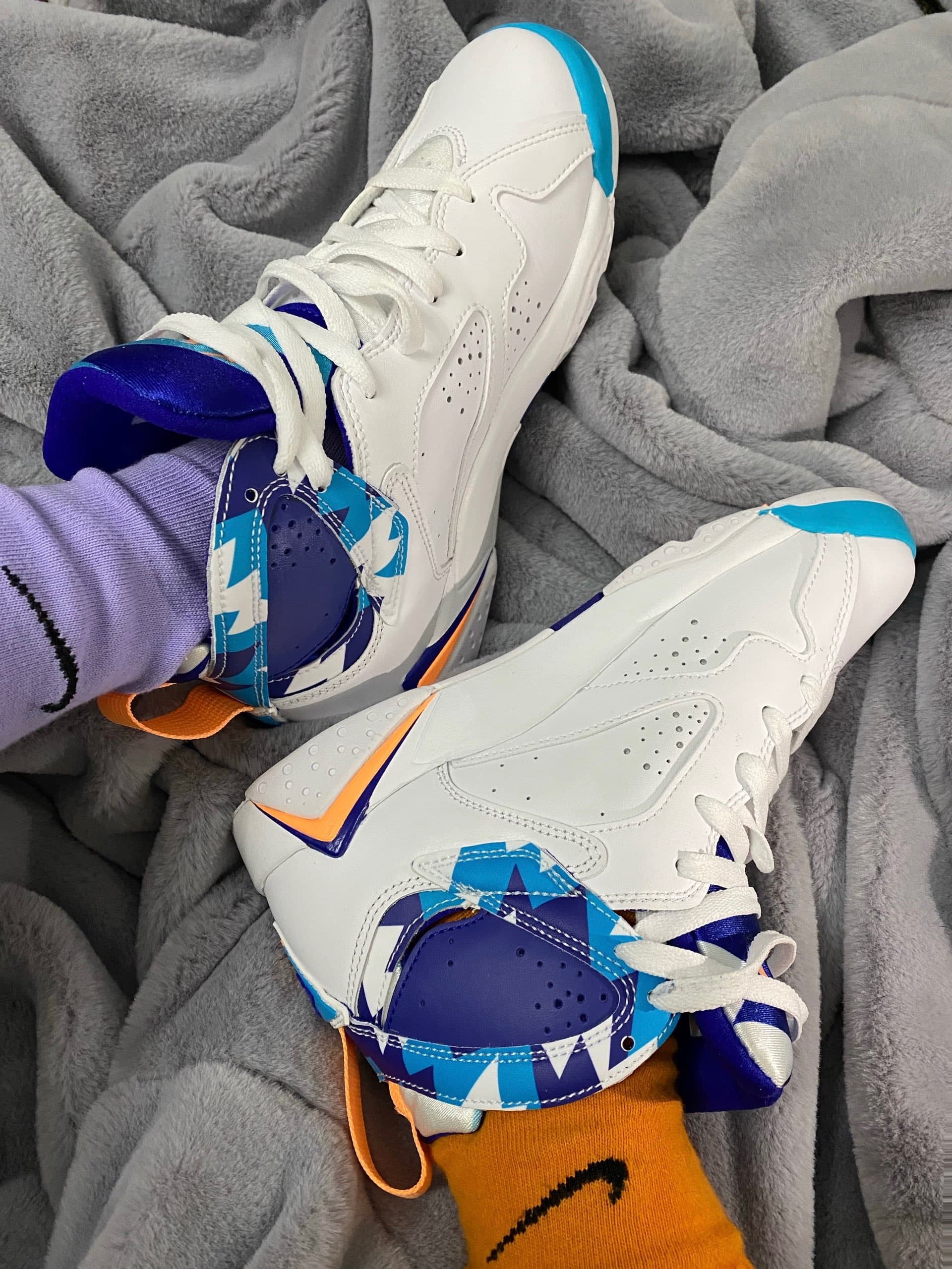 Jordan Air Jordan 7 Chlorine Blue - фото покупателя Наталия