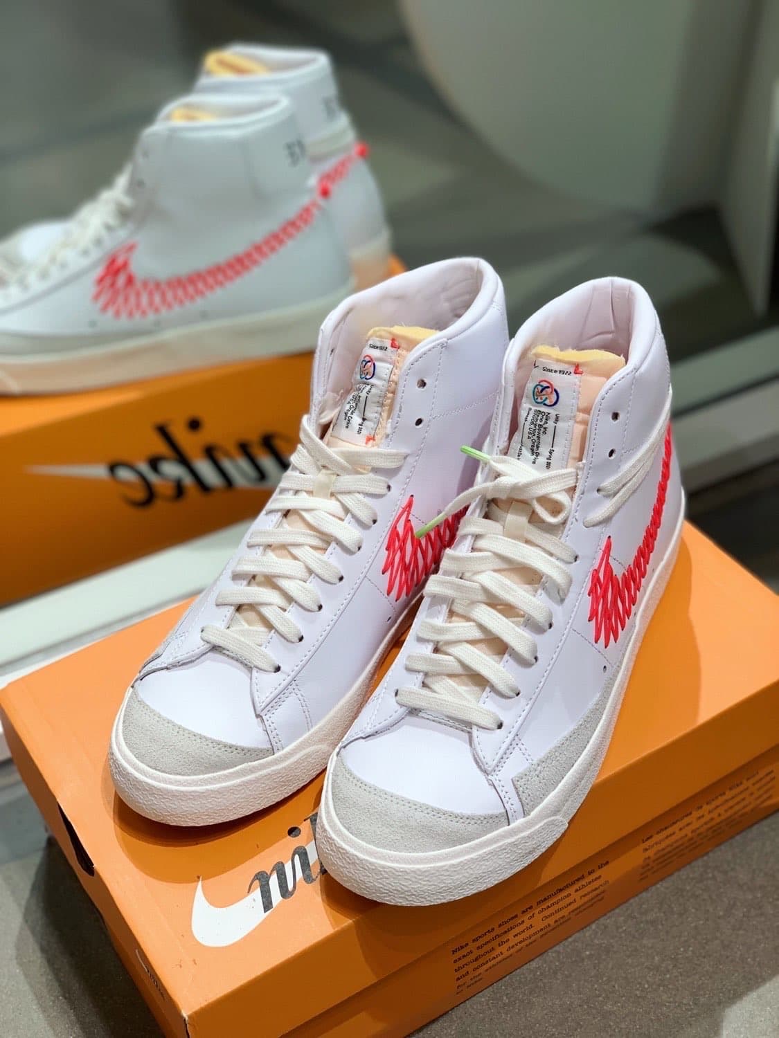 Nike Blazer Mid 77 CNY WhiteRed - фото покупателя Антон