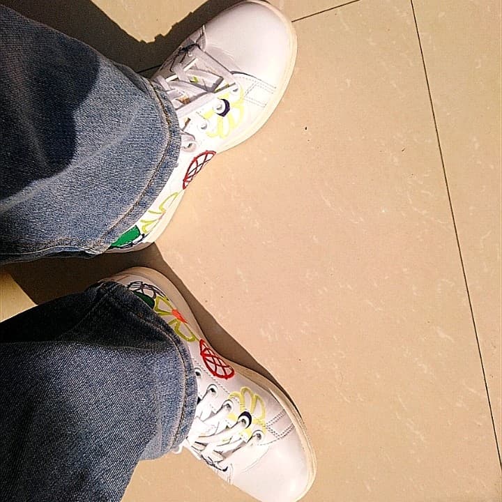 adidas originals Stan Smith Large Doodles - photo of buyer Ксения