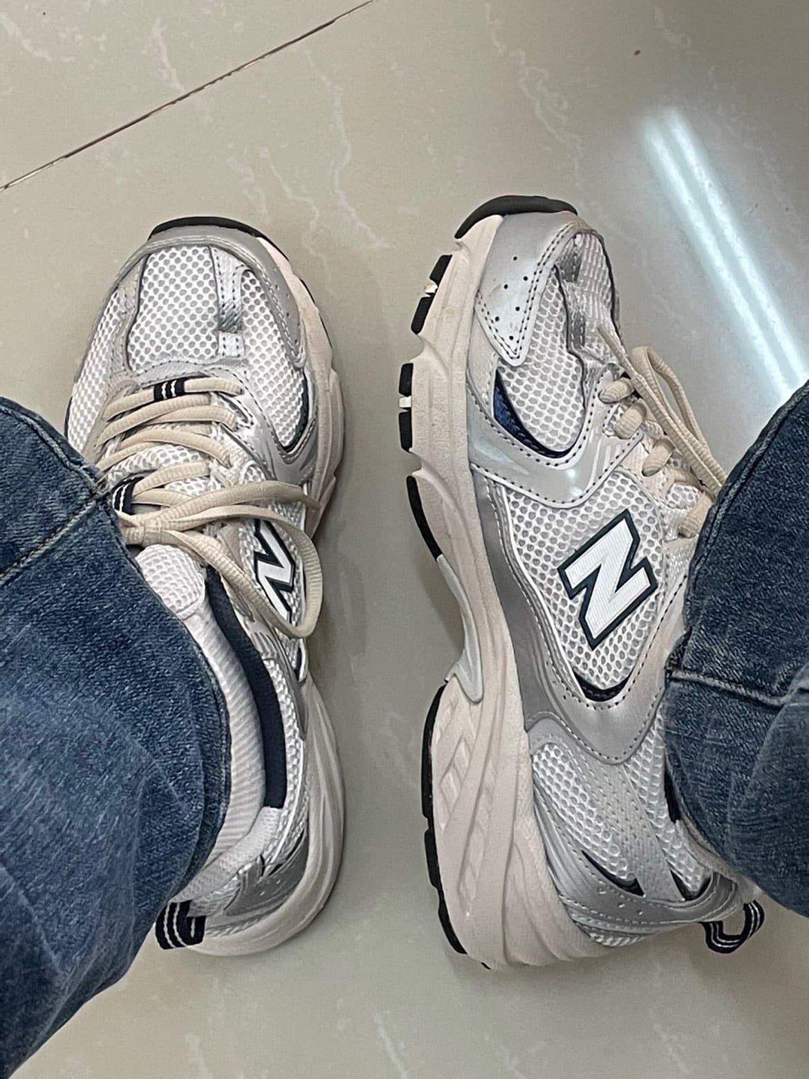 New Balance 530 Steel Grey (варианты полноты: B, D) - фото покупателя Дарья