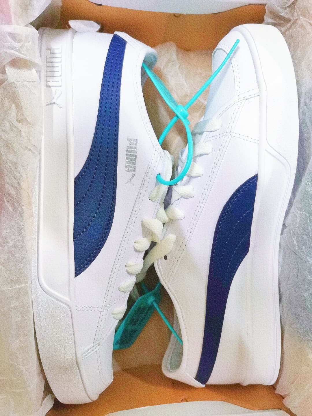 Puma Smash v2 Vulc SL White Peacoat - фото покупателя Люда