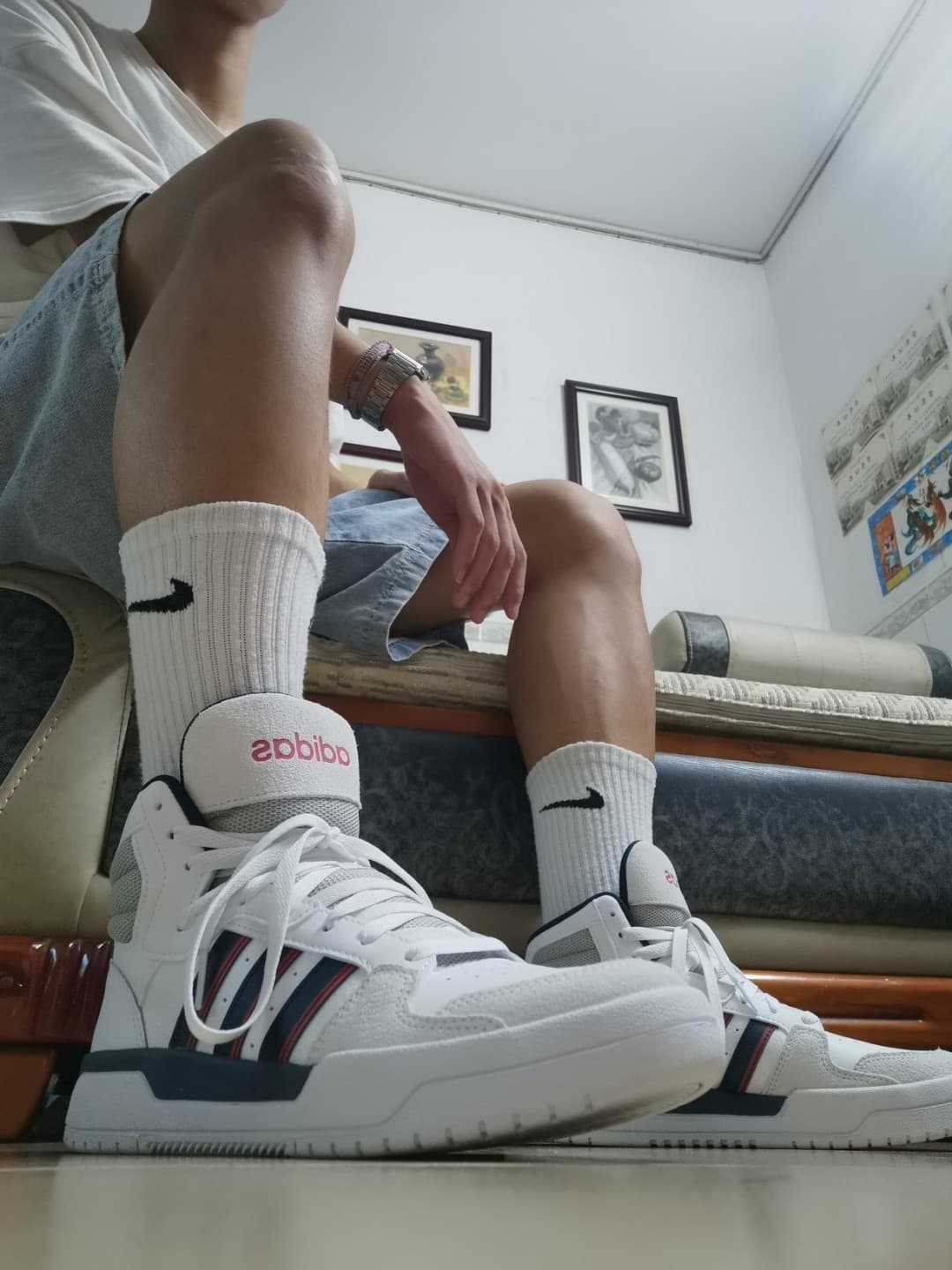 adidas neo Entrap Mid White - фото покупателя Борис