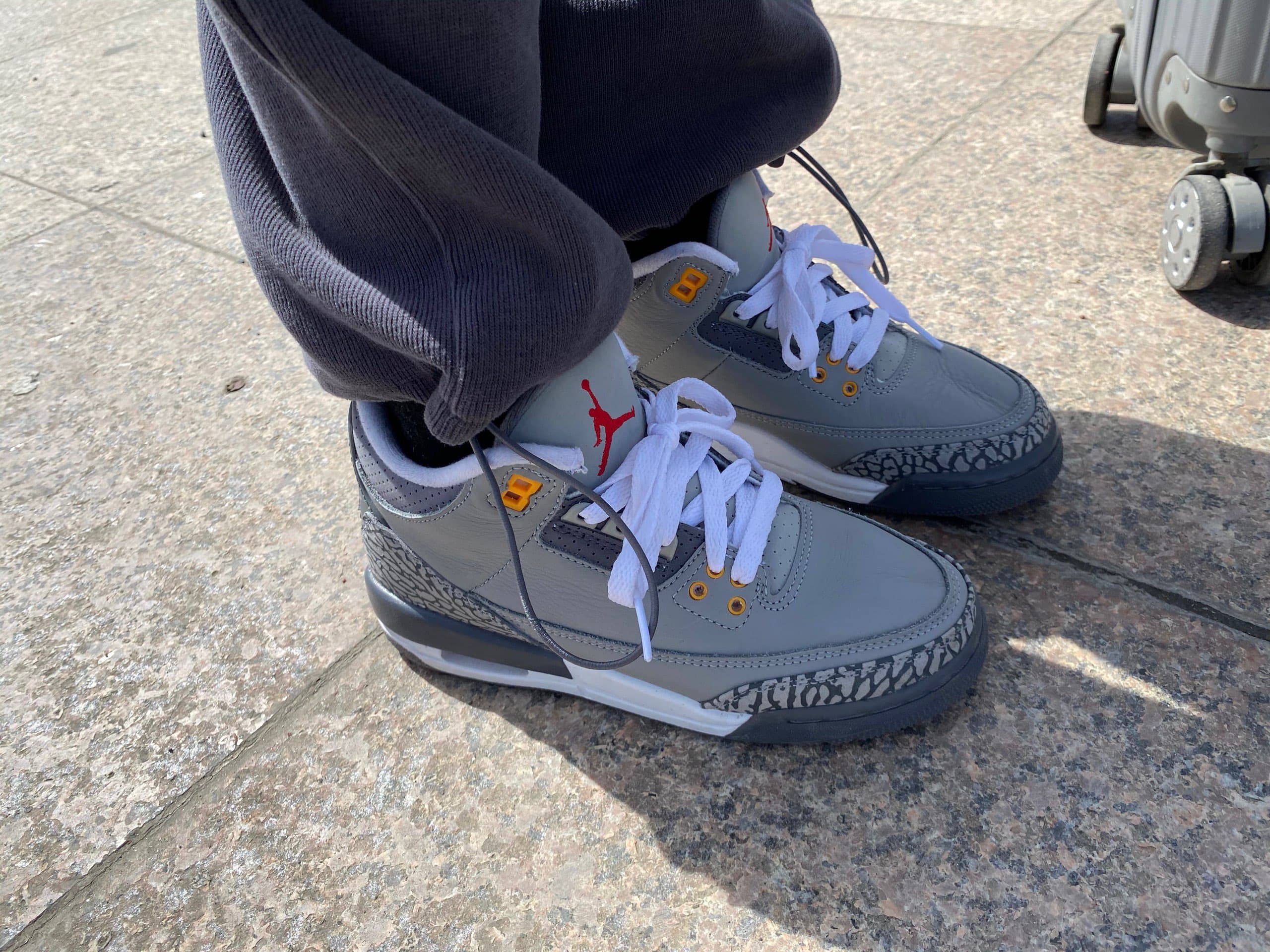 Jordan Air Jordan 3 Retro "Cool Grey" - фото покупателя Владислав
