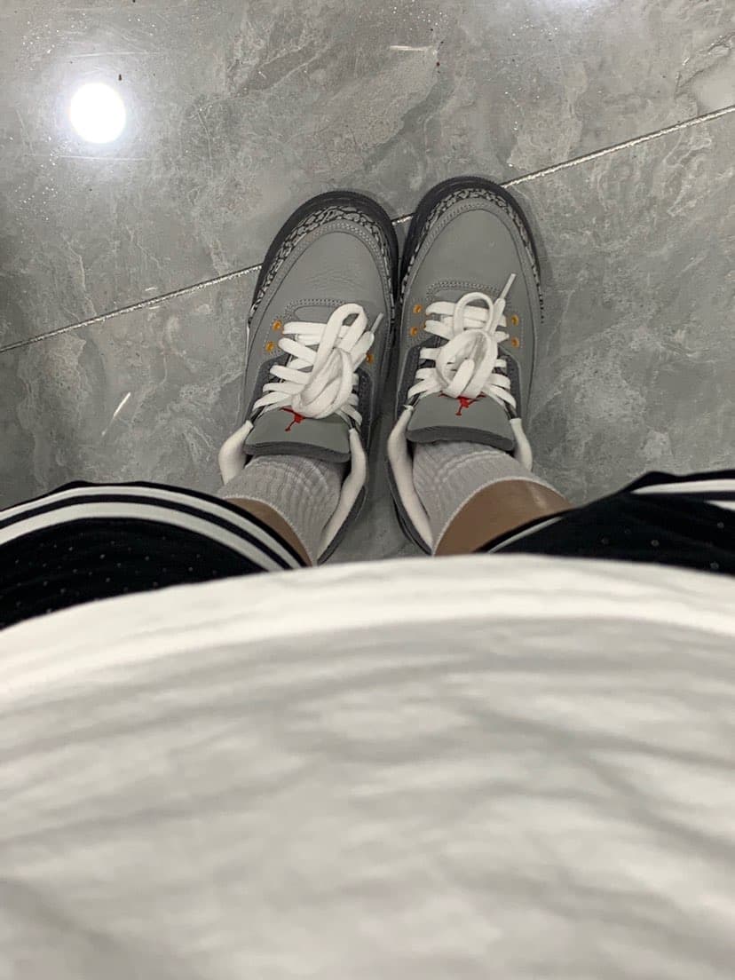 Jordan Air Jordan 3 Retro "Cool Grey" - фото покупателя Настя