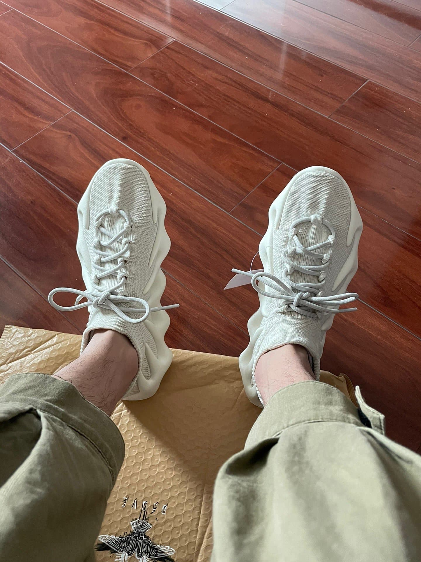 adidas originals Yeezy 450 "Cloud White" TPU - фото покупателя Михаил