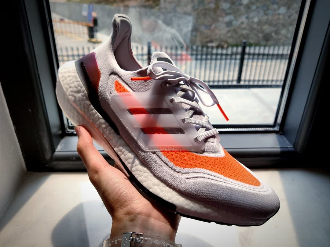 adidas UltraBoost 21 Grey Screaming Orange - фото покупателя Слава