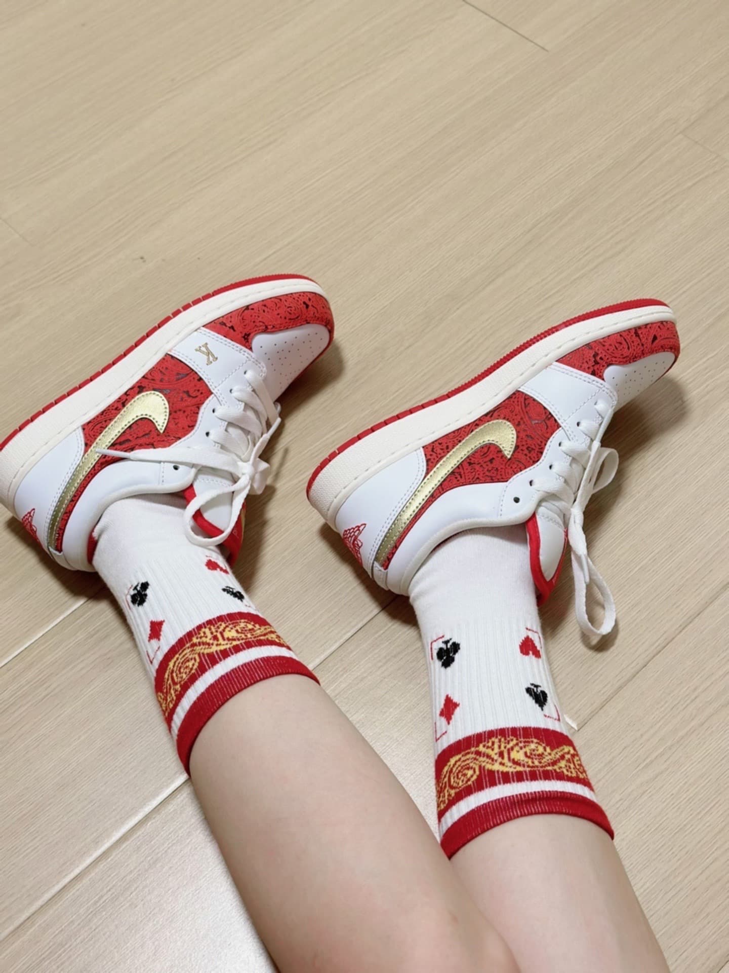 Jordan Air Jordan 1 Low SE "Spades" Black Jack - фото покупателя Рита