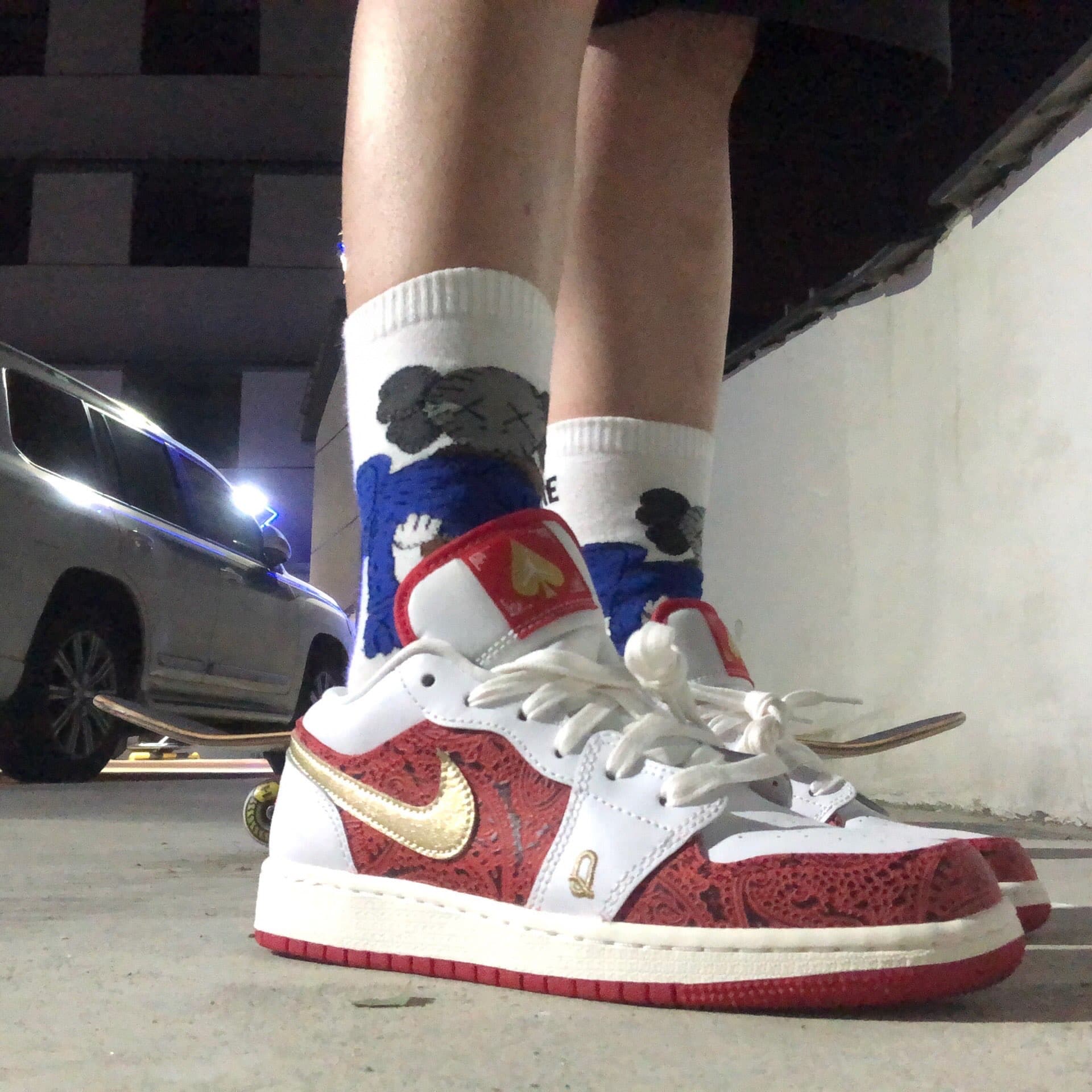 Jordan Air Jordan 1 Low SE "Spades" Black Jack - фото покупателя Вадим