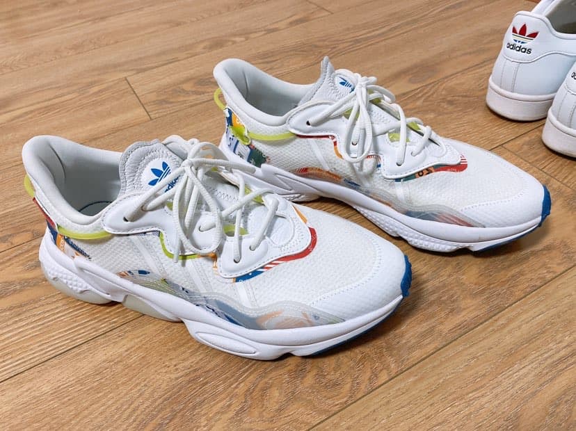 adidas originals Ozweego "White Blue Red" - фото покупателя Михаил