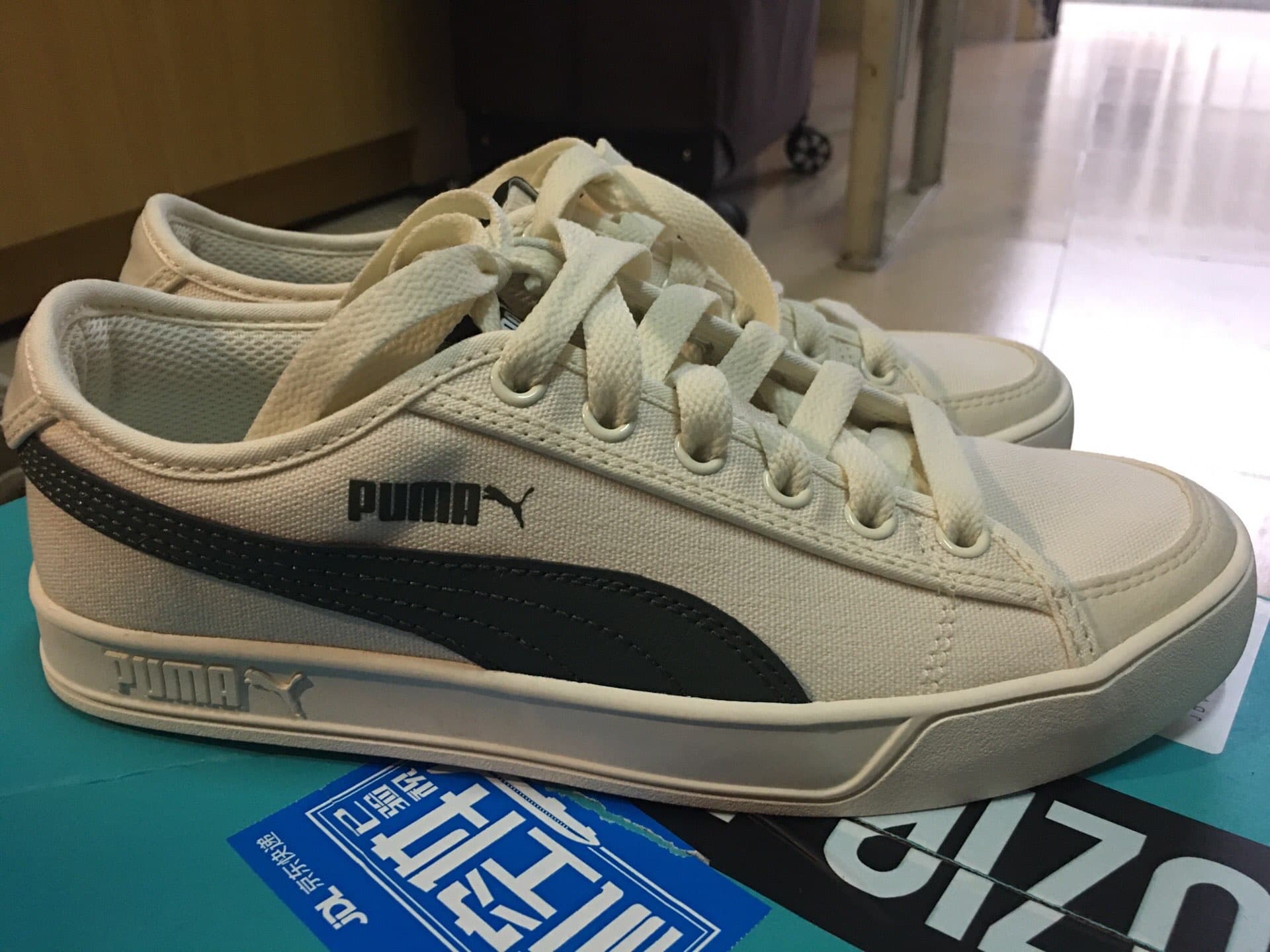 Puma Smash v2 Vulc CV Whisper White Thyme - фото покупателя Людмила