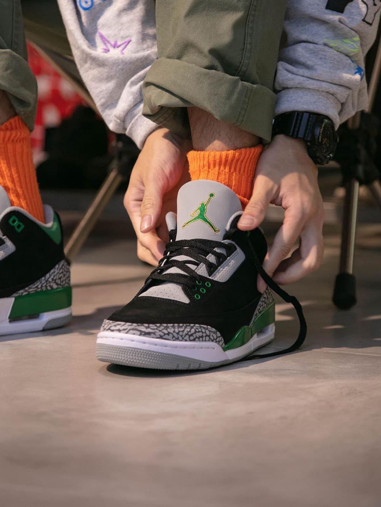 Jordan Air Jordan 3 retro "pine green" - photo of buyer Геннадий