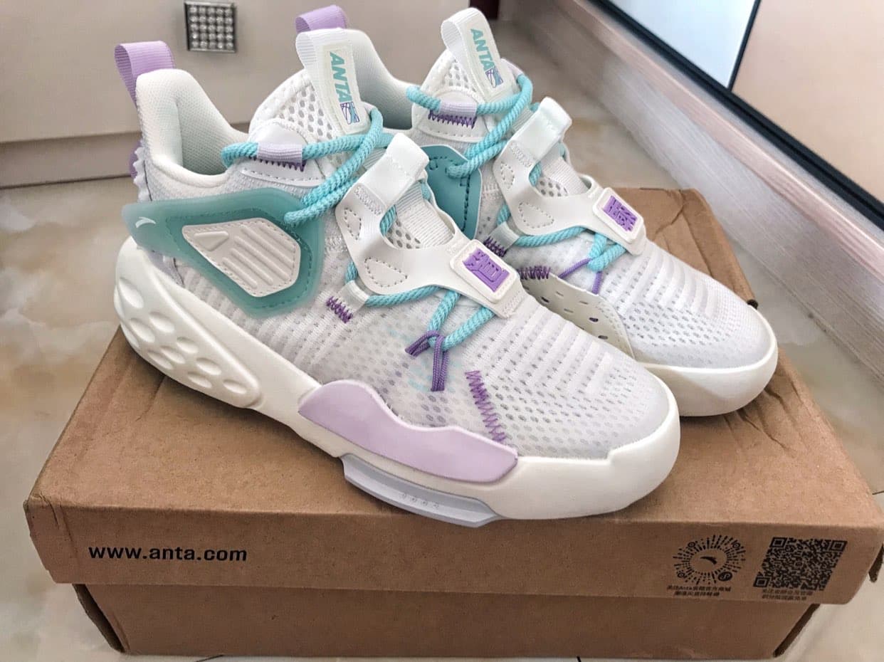 Anta Bastard Lifestyle Ivory White/purple/phantom Blue - фото покупателя Полина