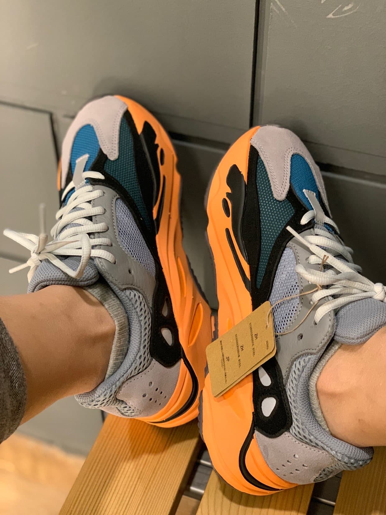 adidas originals Yeezy boost 700 "Enflame Amber" - photo of buyer Эдуард