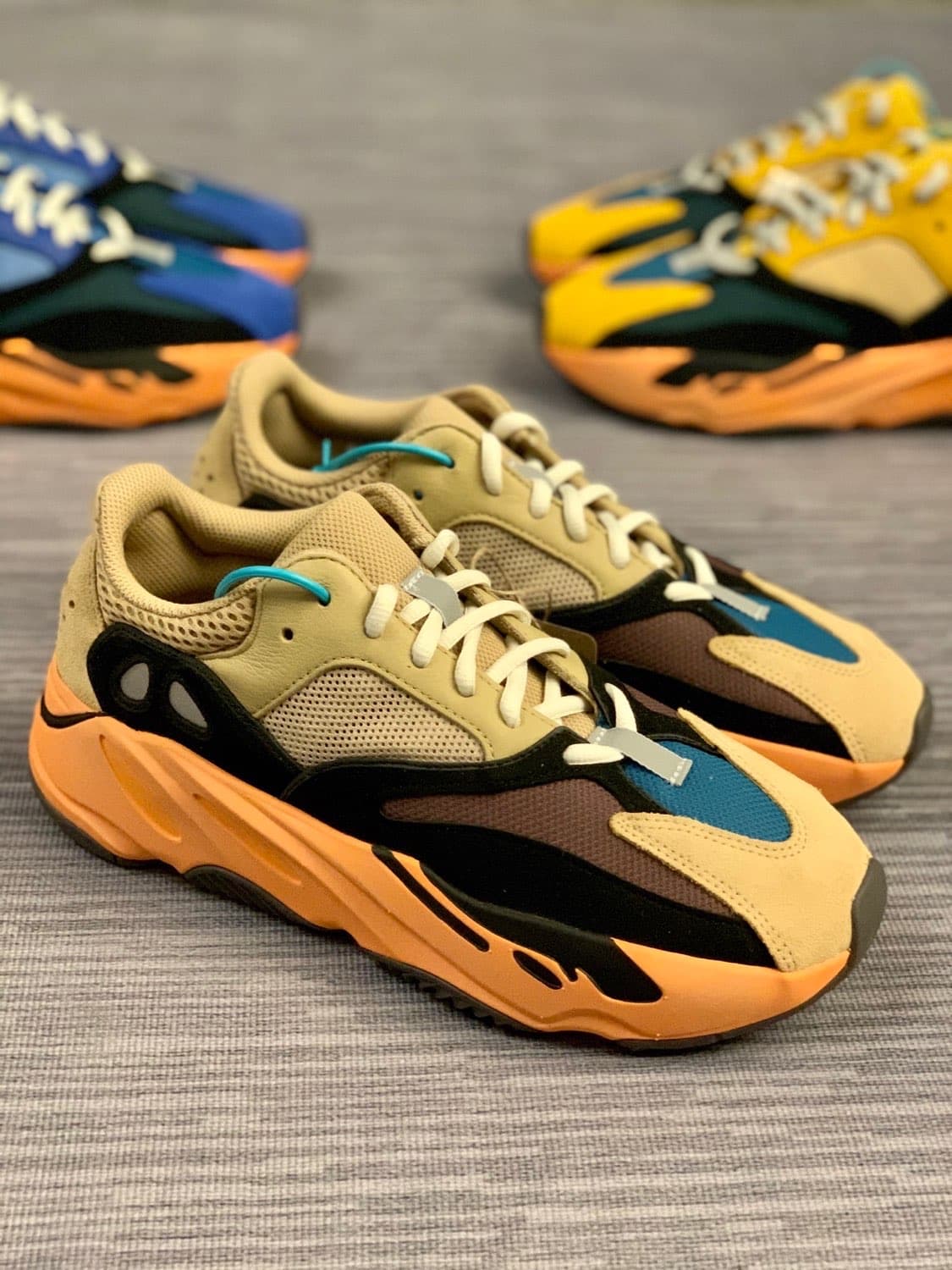 adidas originals Yeezy boost 700 "Enflame Amber" - photo of buyer Людмила