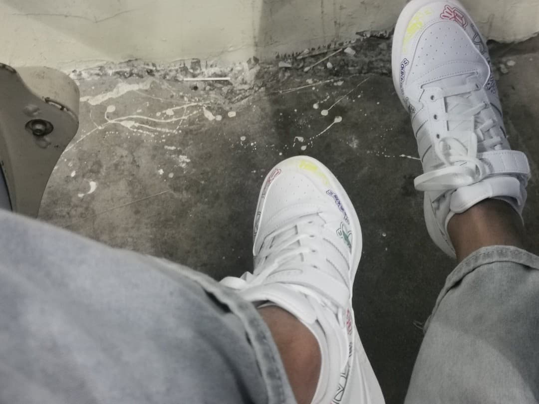 adidas originals FORUM Low Allover White Cloud-White Core-Black - фото покупателя Валерий