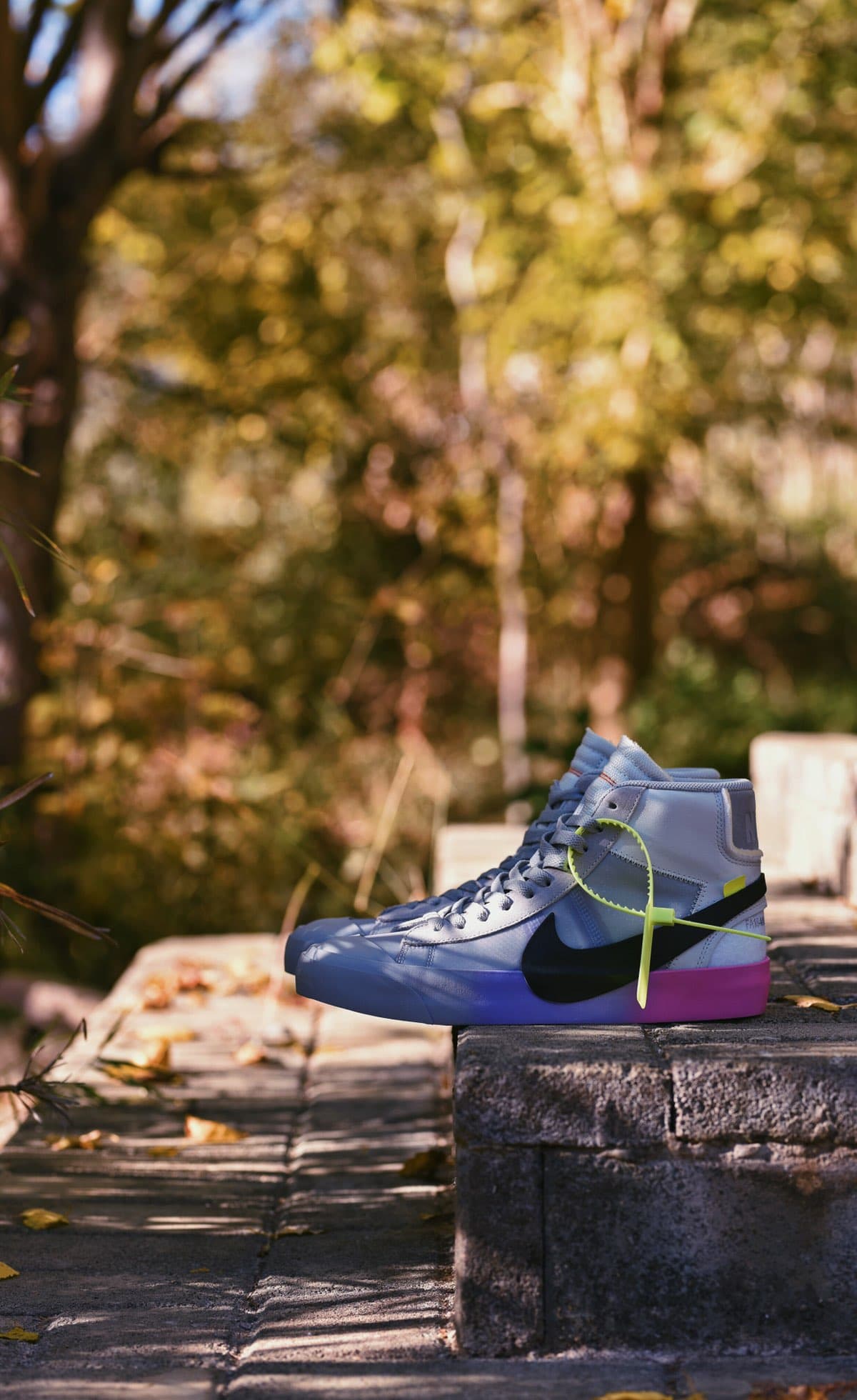 OFF-WHITE x Nike Blazer Wolf "Grey Serena" THE TEN - фото покупателя Юра