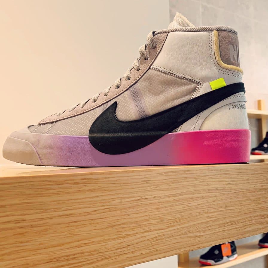 OFF-WHITE x Nike Blazer Wolf "Grey Serena" THE TEN - фото покупателя Лидия