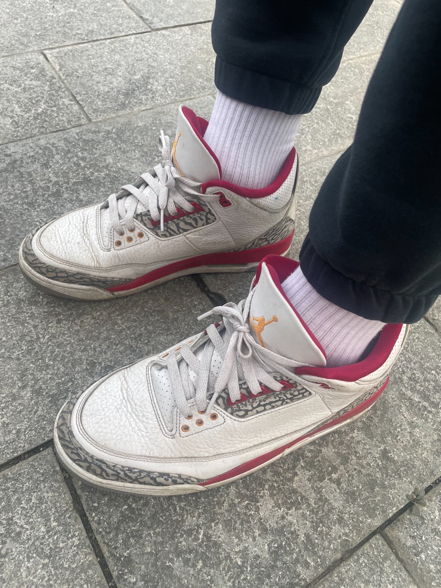 Jordan Air Jordan 3 retro "cardinal red" - фото покупателя Роман