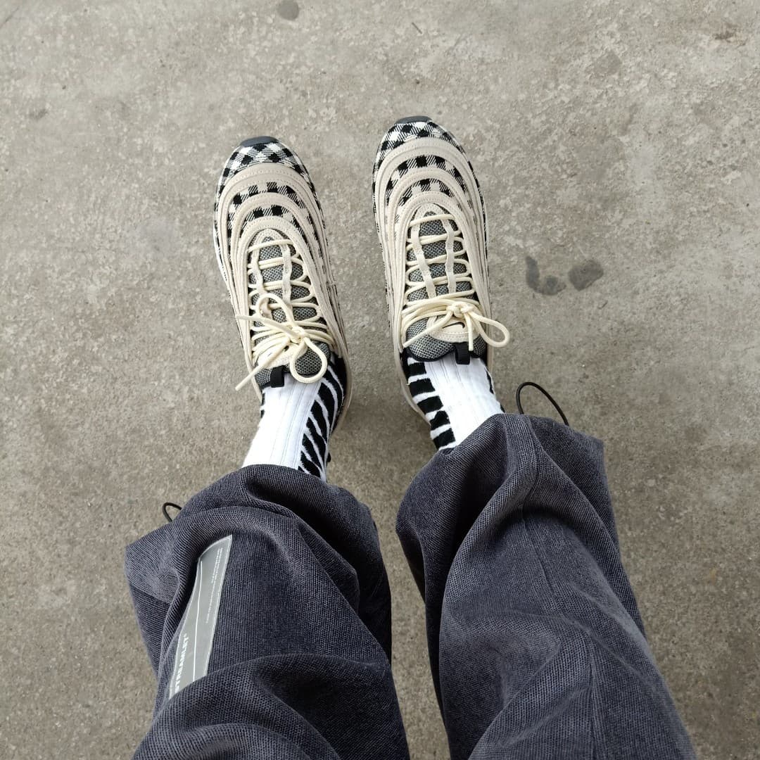 Nike Air Max 97 Plaid Light Cream - photo of buyer Саша