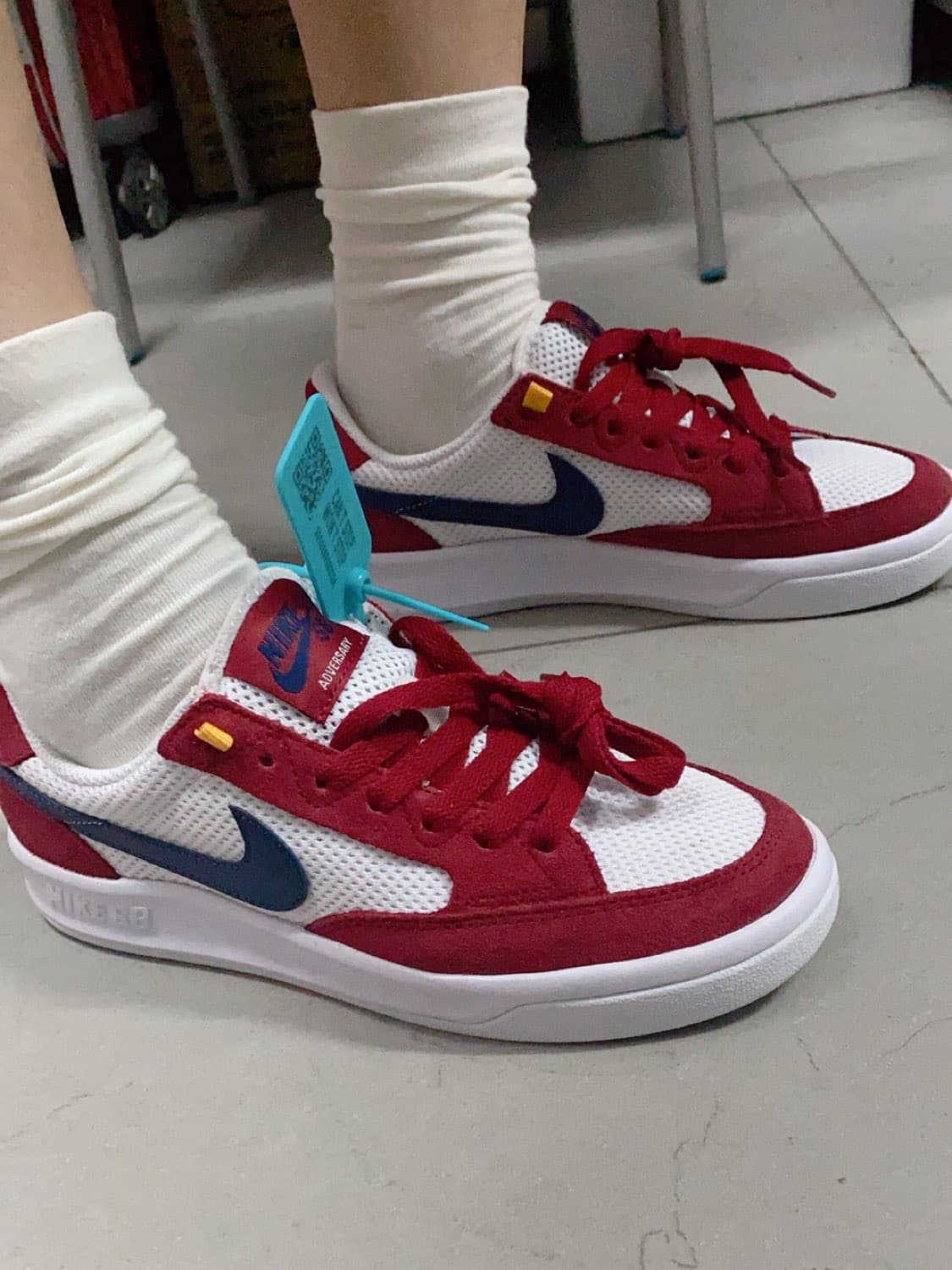 Nike Opposer SB White Pomegranate 2021 - фото покупателя Евгений