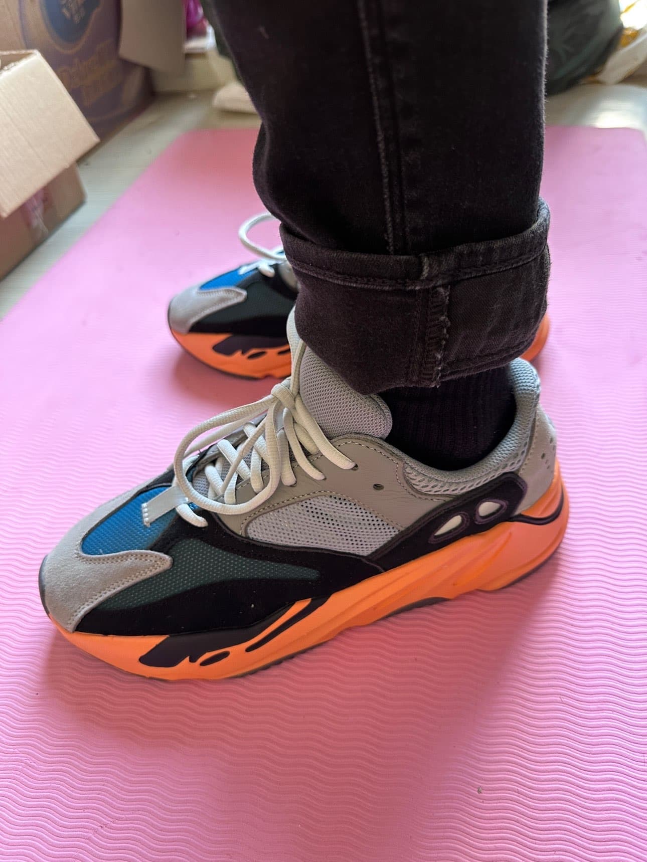 adidas originals Yeezy boost 700 "Wash Orange" - photo of buyer Виталий