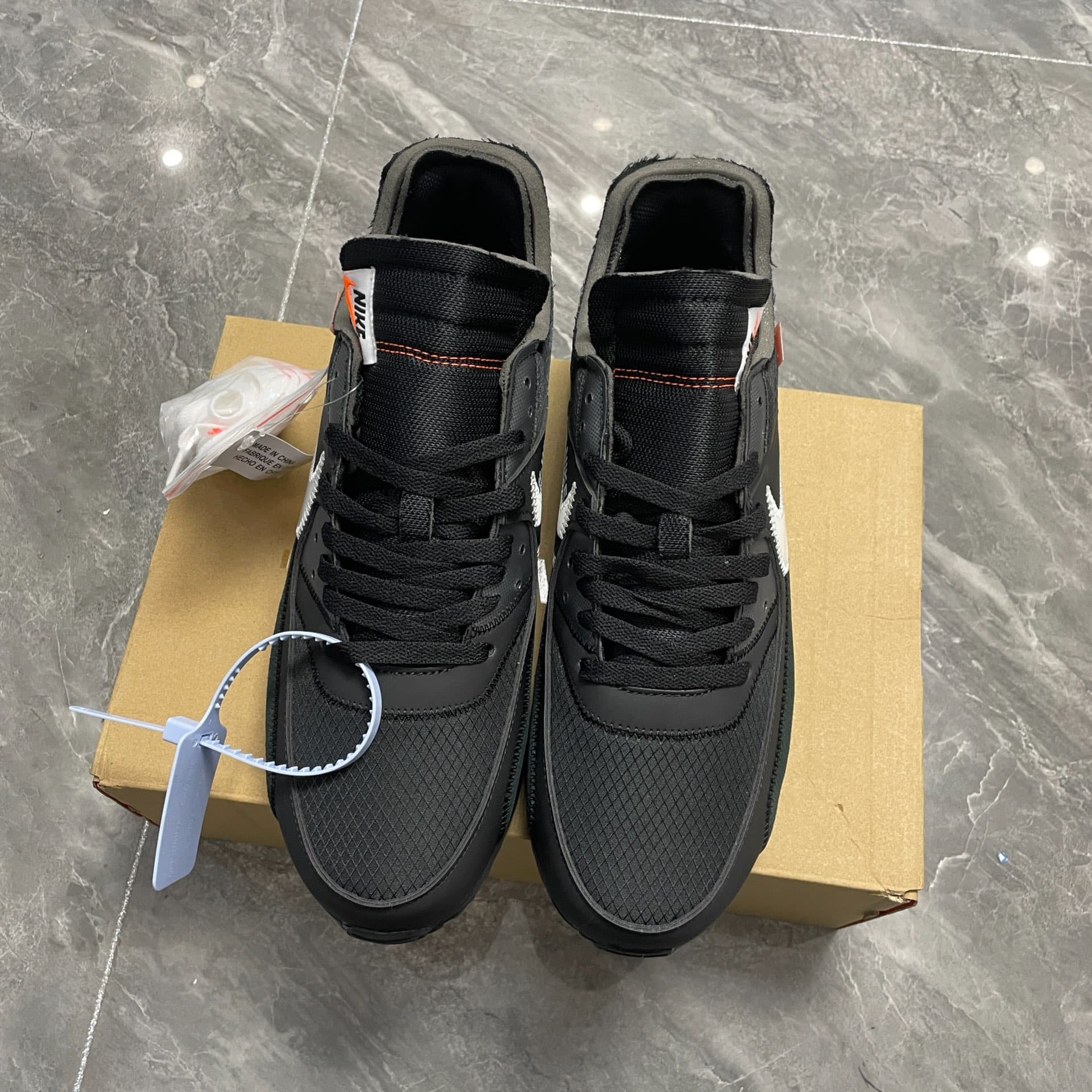 OFF-WHITE x Nike Air Max 90 Black THE TEN - photo of buyer Таня