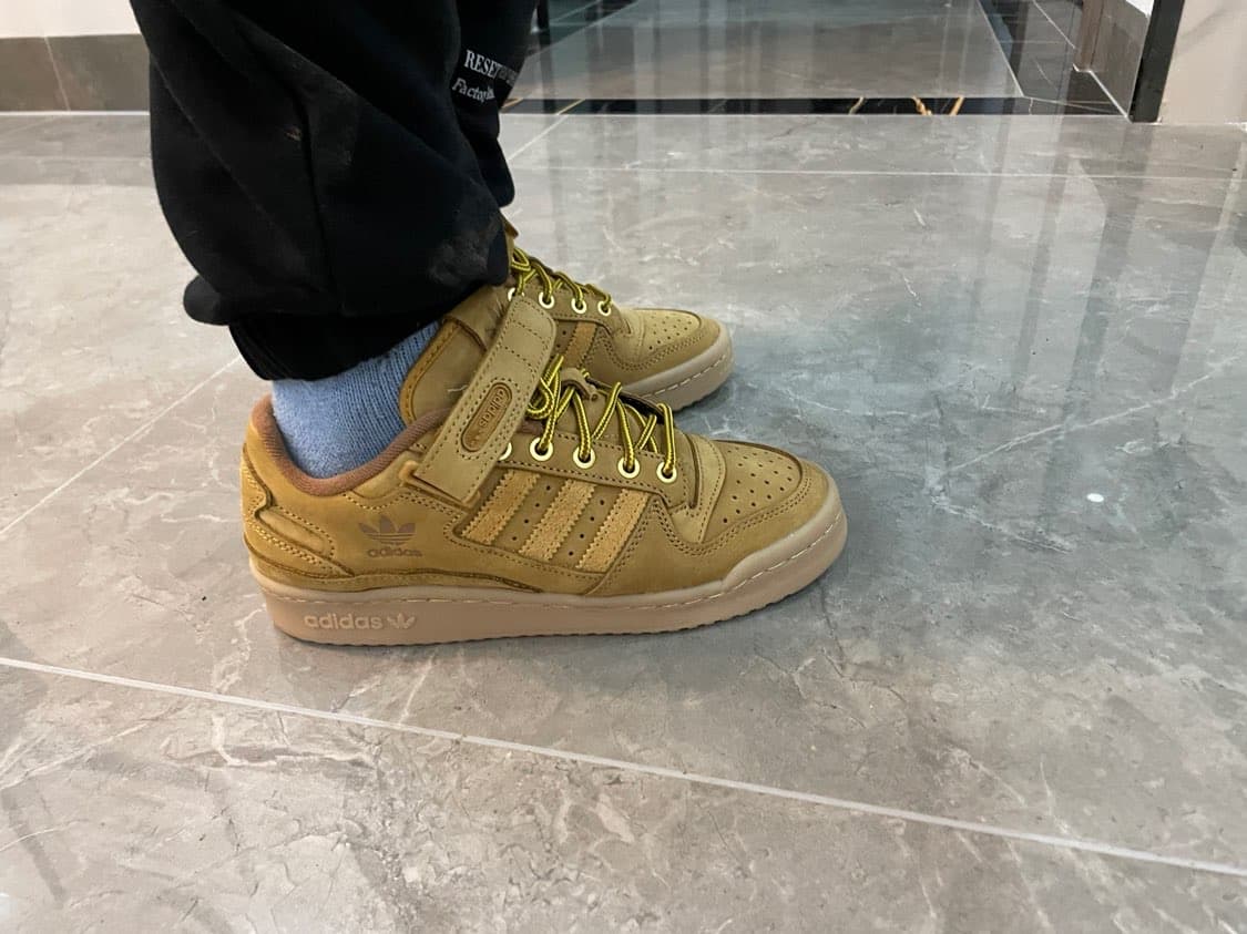 atmos x adidas originals FORUM Low "Wheat" - photo of buyer Валерий