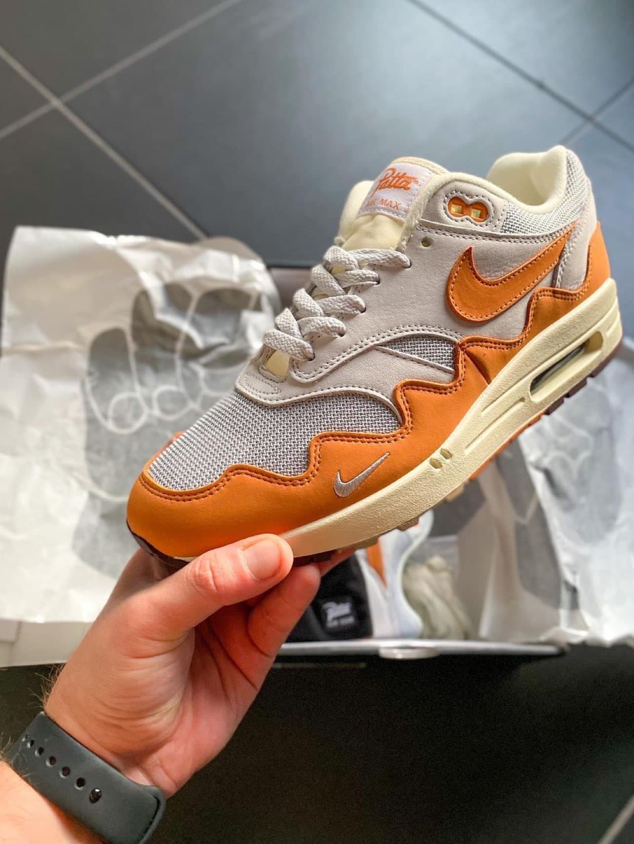 Patta x Nike Air Max 1 "monarch" - фото покупателя Анатолий