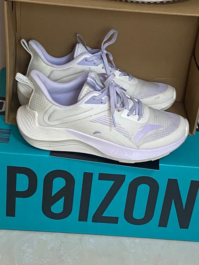 Anta DuCi1 Lifestyle Ivory White/misty Purple/lilac Gray - фото покупателя Лена