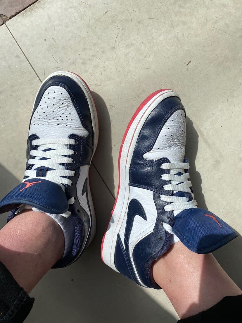 Air Jordan 1 Low Retro Ember Glow - photo of buyer Слава