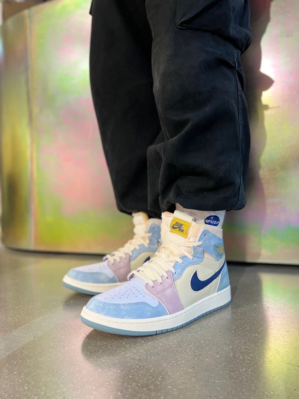 Jordan Air Jordan 1 high zoom air cmft "celestine blue" - photo of buyer Лев