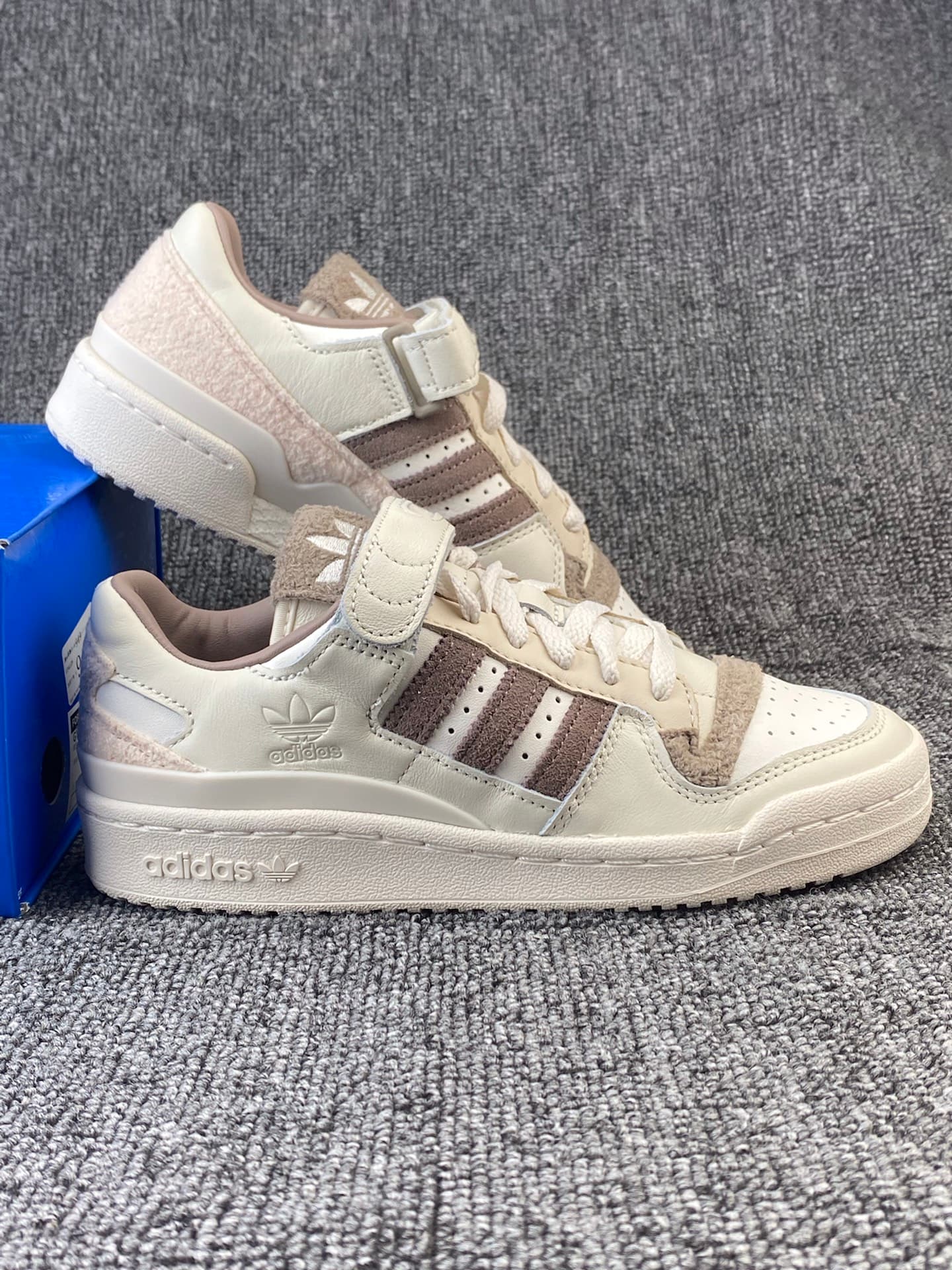 adidas originals FORUM 84 Low Halo Ivory Fleece Cream Chalk-White - фото покупателя Илья