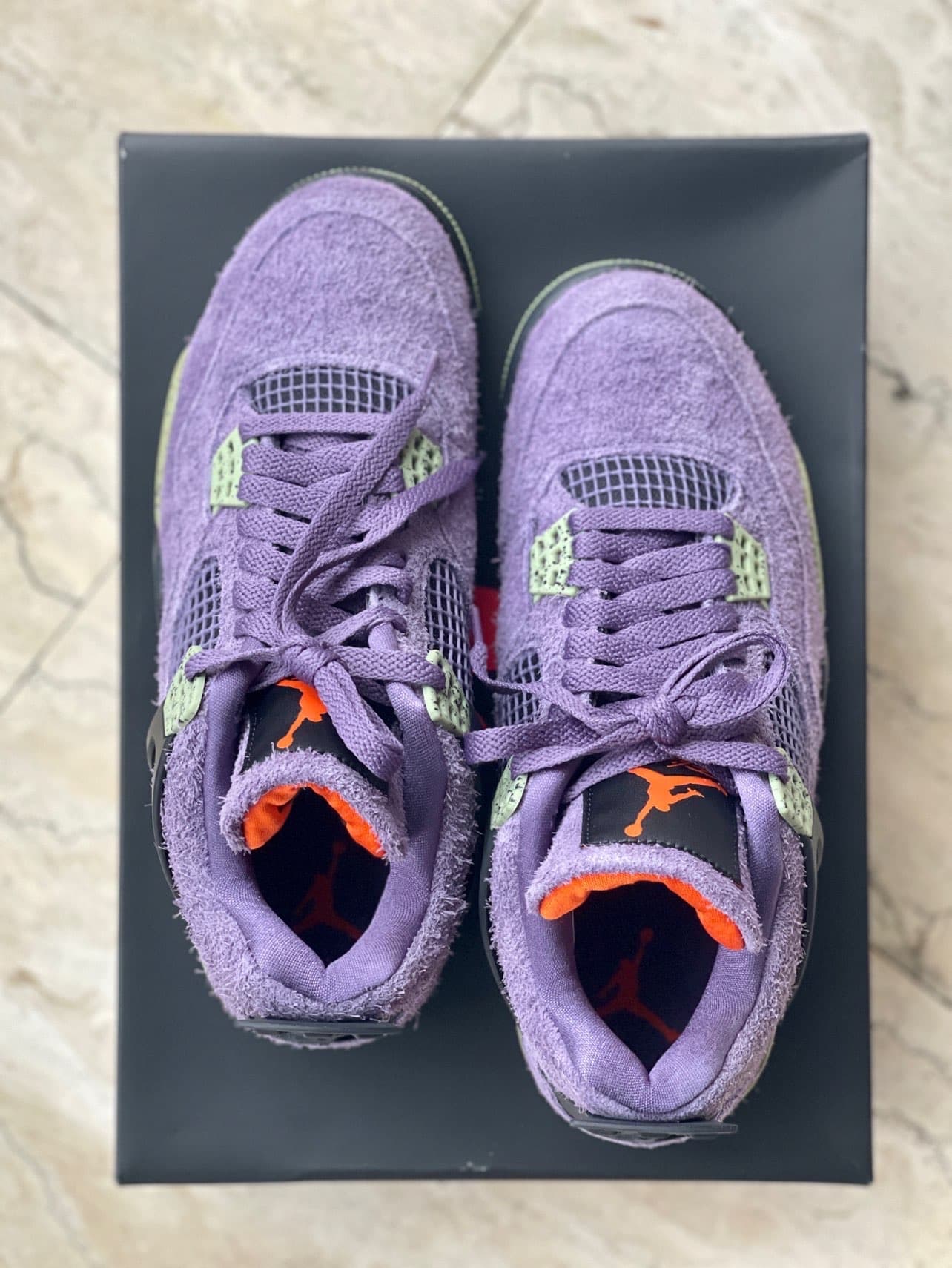 Jordan Air Jordan 4 retro "canyon purple" - фото покупателя Егор