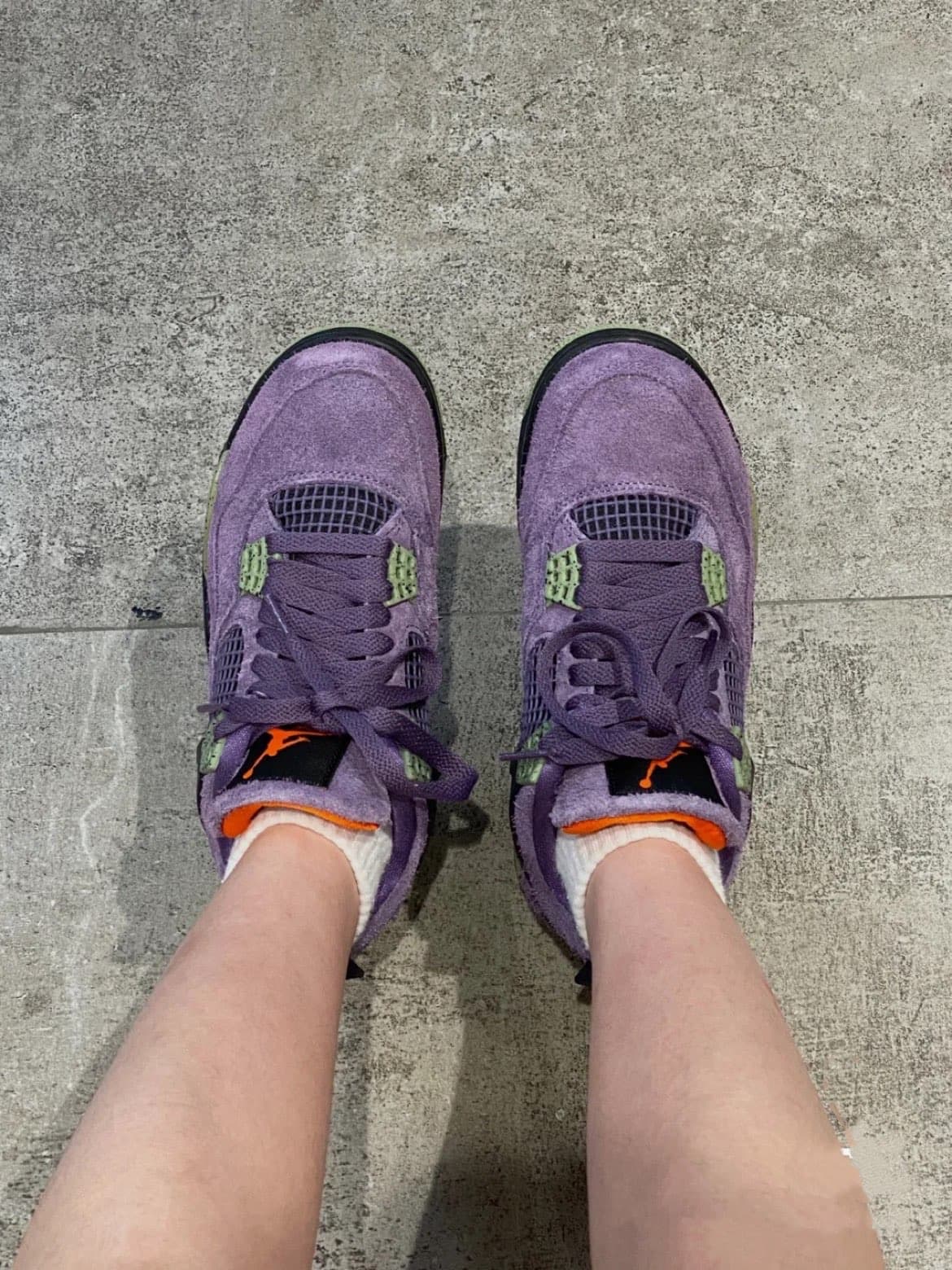 Jordan Air Jordan 4 retro "canyon purple" - фото покупателя Алексей