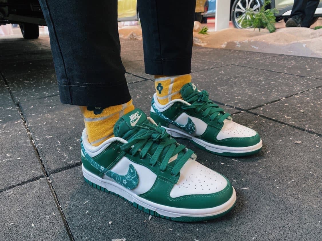 Nike Dunk ESS "green paisley" - фото покупателя Ольга