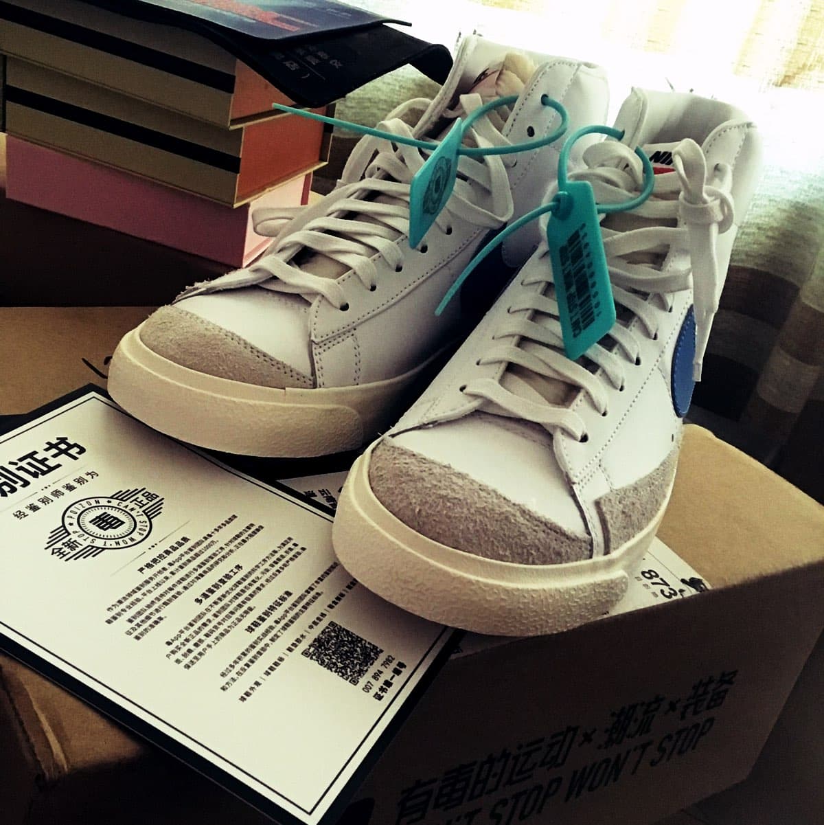 Nike Blazer 77 Vintage "Pacific Blue" - фото покупателя Алина