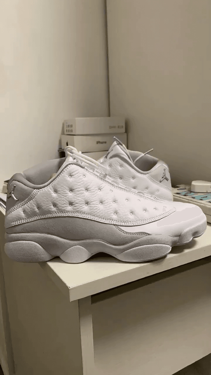 Jordan Air Jordan 13 Retro Low "Pure Platinum" - photo of buyer Слава
