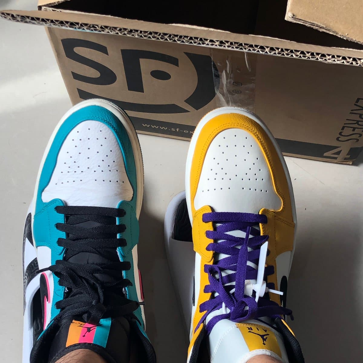 Jordan Air Jordan 1 Mid "Lakers" - фото покупателя Дима