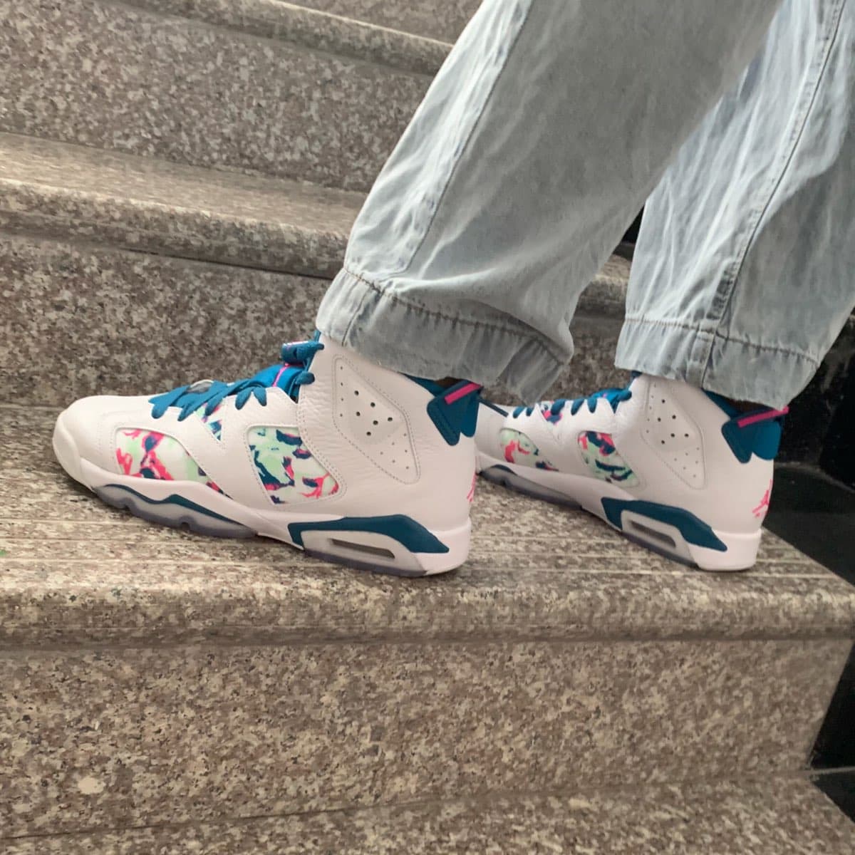 Jordan Air Jordan 6 Retro Green Abyss - фото покупателя Анастасия