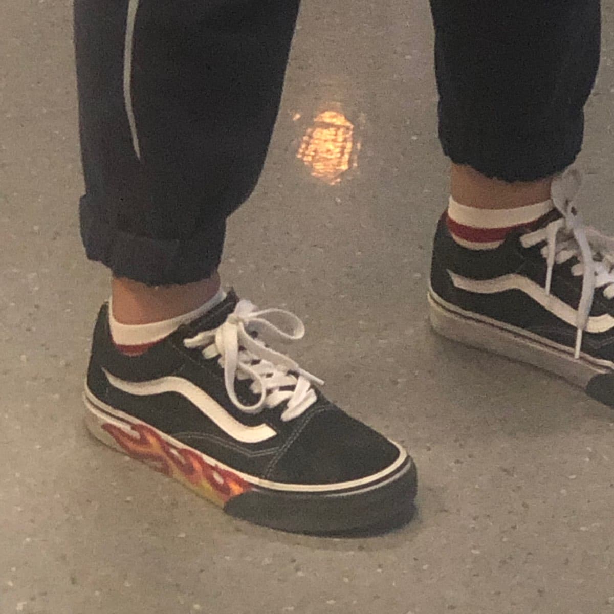 Vans Old Skool Flame Cut Out - фото покупателя Жанна