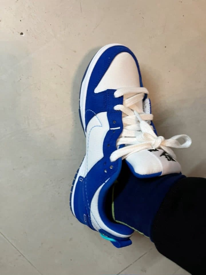 Nike Dunk Low Disrupt 2 White University Blue - фото покупателя Ирина
