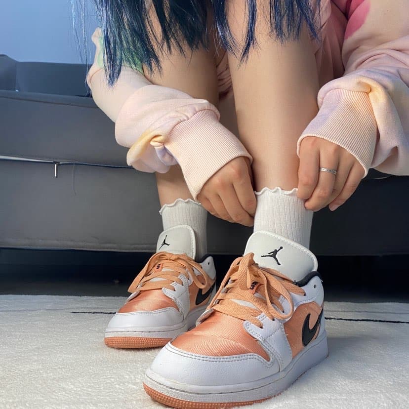 Jordan Air Jordan 1 Low GS "Madder Root" - photo of buyer Инна