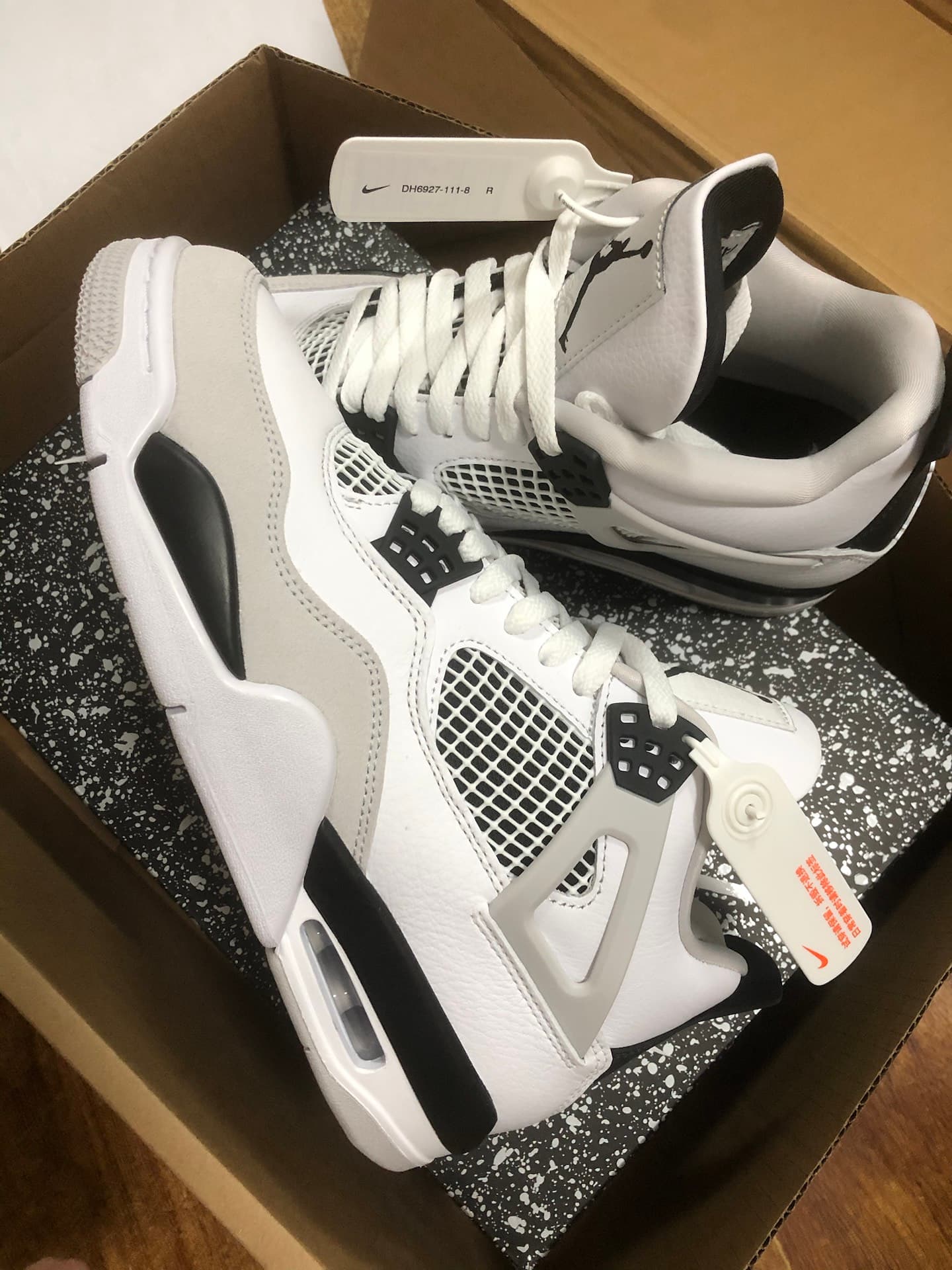 Jordan Air Jordan 4 Retro "Military Black" - photo of buyer Саша