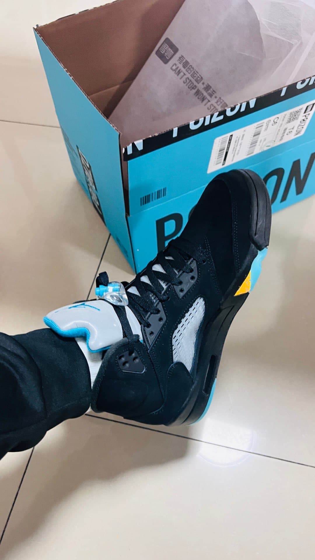 Jordan Air Jordan 5 "Aqua" - фото покупателя Максим