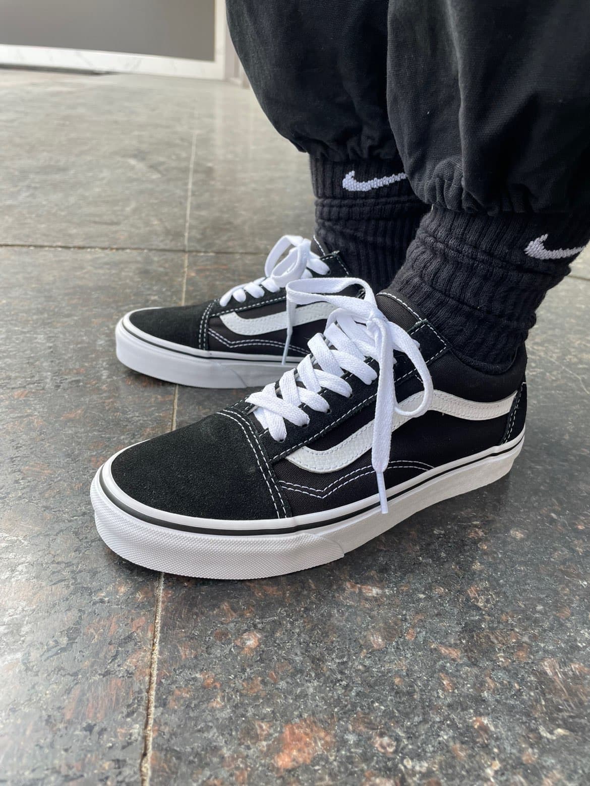 Vans Old Skool ComfyCush Black White - фото покупателя Лилия